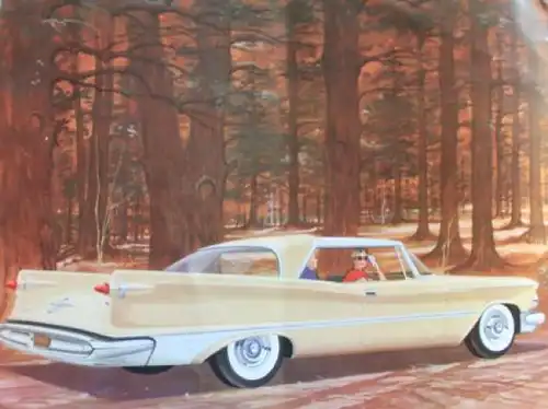 Chrysler Imperial Modellprogramm 1959 Automobilprospekt mit Originalumschlag (4014)