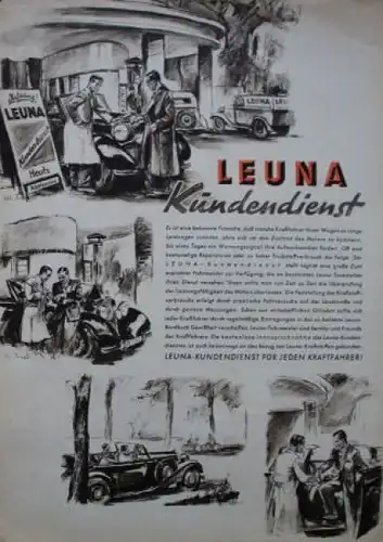 "Leuna Magazin" Leuna-Tankstellen-Zeitschrift 1939 Reuters (6244)
