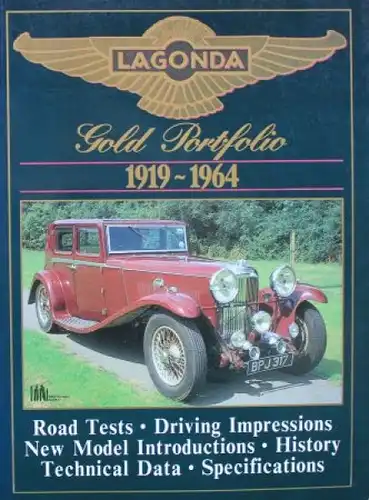 Clarke "Lagonda Gold Portfolio 1919-1964" Lagonda Historie 1992 (6411)