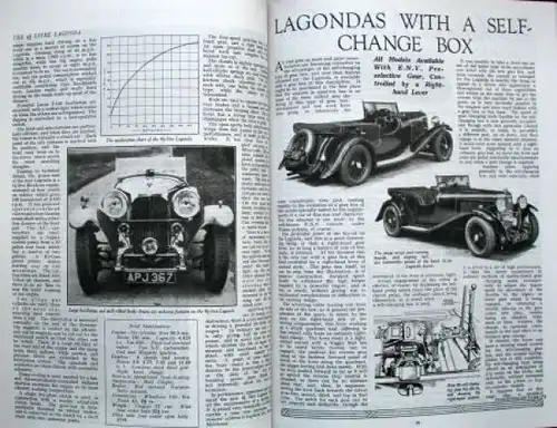 Clarke "Lagonda Gold Portfolio 1919-1964" Lagonda Historie 1992 (6411)