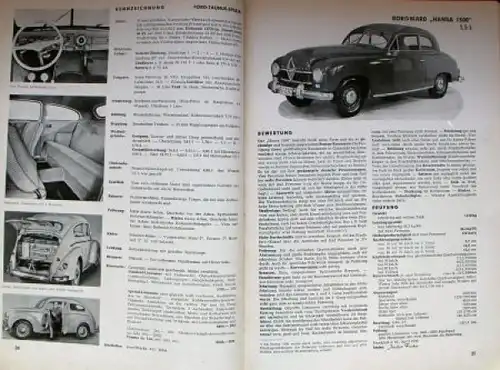 "Motor-Rundschau Testbuch" Fahrzeug-Jahrbuch 1953 (2979)