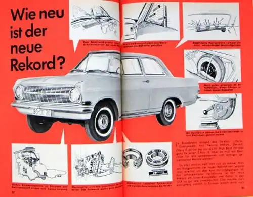 "Hobby - Das Magazin der Technik" 1963 Opel Rekord Technik-Magazin (7577)