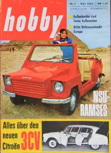 "Hobby - Das Magazin der Technik" 1961 NSU Ramses Technik-Magazin (7576)