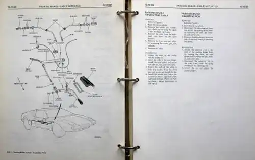 De Tomaso Pantera Werkstatt-Handbuch 1973 im Originalordner (7502)