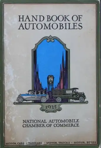 National Automobile Chamber "Handbook of Automobiles" Automobil-Jahrbuch 1925 (7373)