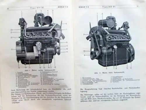 Horch V8 Typ 830 3,5 Liter 1935 Betriebsanleitung (7344)