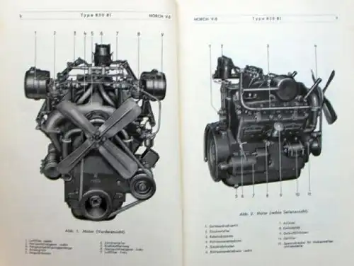 Horch Typ 830 BL 3,5 Liter 1938 Betriebsanleitung (7342)