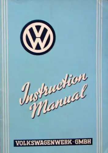 Volkswagen Käfer 1950 Betriebsanleitung (7224)