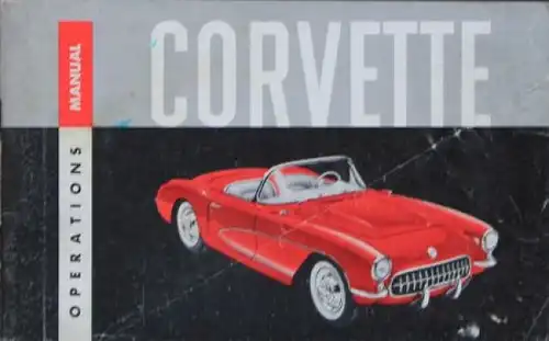 Chevrolet Corvette 1956 Betriebsanleitung (9074)
