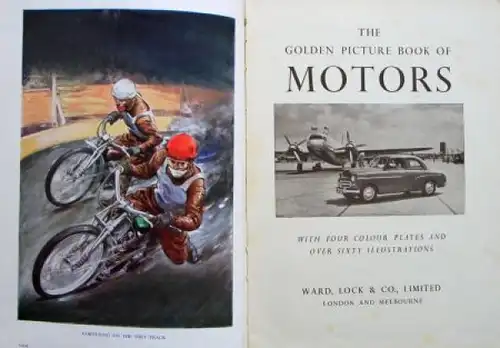 Ward Look "The golden Picture Book of Motors" Fahrzeug-Historie 1953 (6992)
