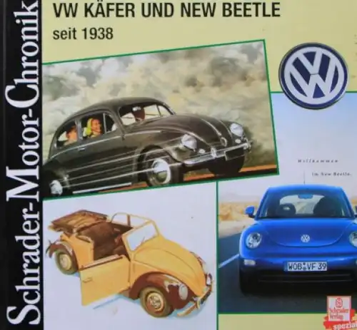 Zeichner "VW Käfer und New Beetle seit 1938" Volkswagen-Historie 1999 (6991)