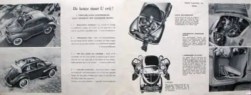 Renault 4 CV Modellprogramm 1958 Automobilprospekt (6963)