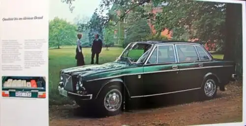 Volvo 164 E Modellprogramm 1972 Automobilprospekt (6945)