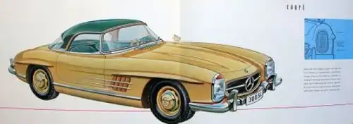 Mercedes-Benz 300 SL Roadster Coupe Modellprogramm 1962 Automobilprospekt (6941)