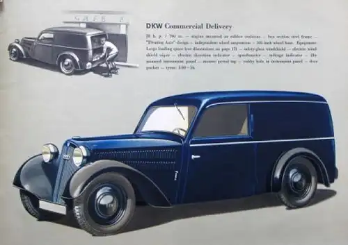 DKW Auto-Union Modellprogramm 1939 Automobilprospekt (6909)