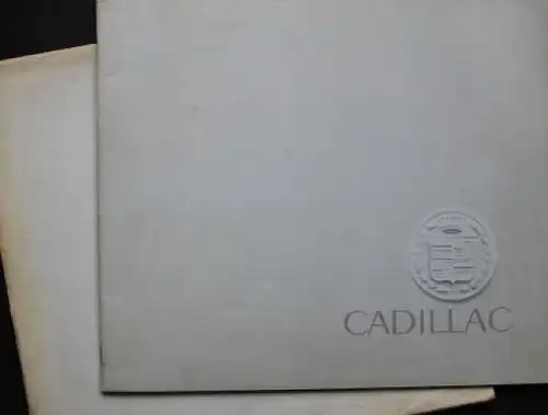 Cadillac Modellprogramm 1962 Prestige-Automobilkatalog in Originalumschlag (6904)