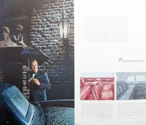 Cadillac Modellprogramm 1962 Prestige-Automobilkatalog in Originalumschlag (6904)