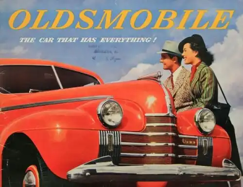 Oldsmobile Modellprogramm 1939 Automobilprospekt (6896)