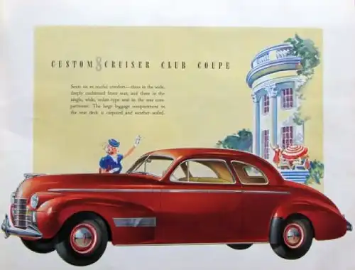 Oldsmobile Modellprogramm 1939 Automobilprospekt (6896)