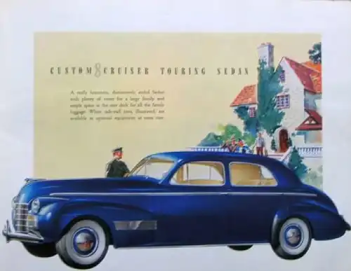 Oldsmobile Modellprogramm 1939 Automobilprospekt (6896)