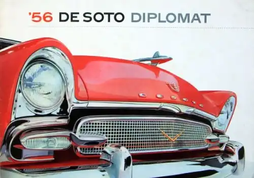 DeSoto Diplomat Modellprogramm 1956 Automobilprospekt (6894)