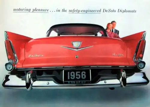 DeSoto Diplomat Modellprogramm 1956 Automobilprospekt (6894)