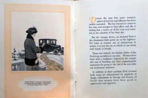 Ford T Modellprogramm 1922 Automobilprospekt (6889)