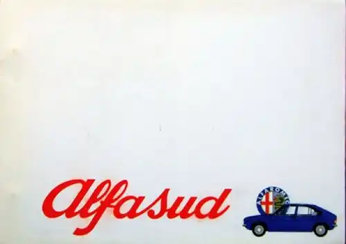 Alfa Romeo Alfasud Super Modellprogramm 1974 Automobil-Pressemappe (6882)