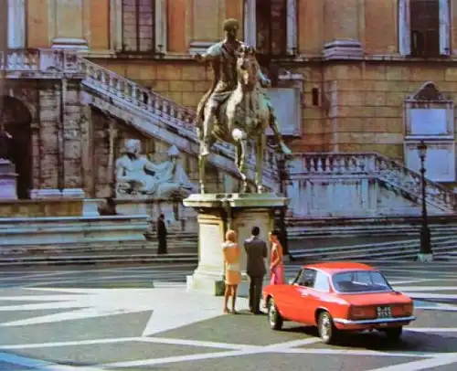 Alfa Romeo Giulia GT 1300 Junior Modellprogramm 1968 Automobilprospekt (6881)