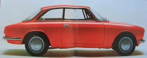 Alfa Romeo Giulia GT 1300 Junior Modellprogramm 1968 Automobilprospekt (6881)