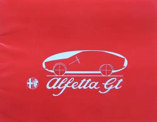 Alfa Romeo Alfetta GT Modellprogramm 1976 Automobilprospekt (6880)