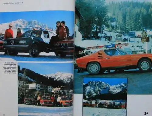 "Il Quadrifoglio" Alfa-Romeo Magazin 1973 vier Ausgaben (6832)