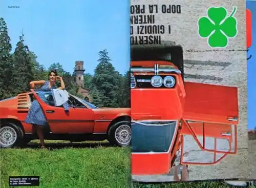 "Il Quadrifoglio" Alfa-Romeo Magazin 1972 drei Ausgaben (6831)