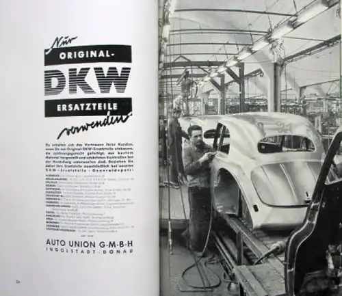 "DKW Praxis" DKW-Magazin 1952 kompletter Jahrgang im Originalordner (6824)