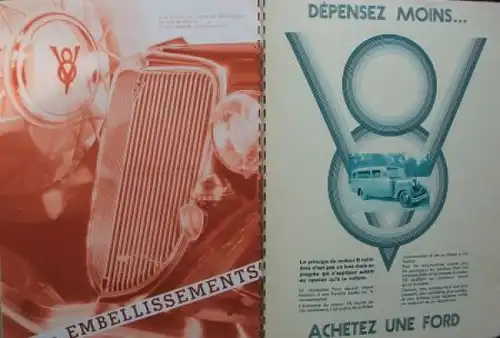 "La Revue Ford" Ford-Firmenmagazin 1933 (6802)