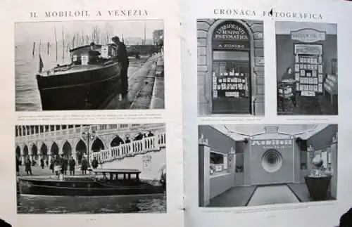 "La Rivista del Gargoyle" Mobiloil-Tankstellen-Zeitschrift 1929 vier Ausgaben (6798)