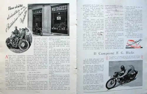 "La Rivista del Gargoyle" Mobiloil-Tankstellen-Zeitschrift 1929 vier Ausgaben (6798)