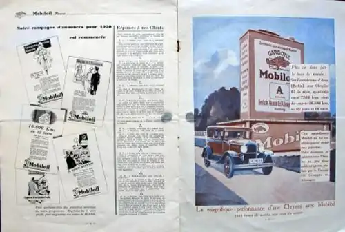 "Gargoyle Mobiloil Revue" Mobiloil Tankstellen-Zeitschrift 1930 (6797)