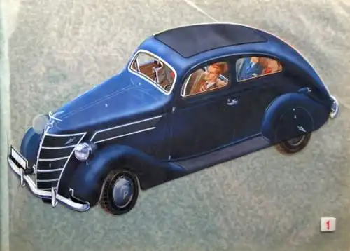 Ford V8 14/90 PS Transart Modellprogramm 1938 Abeking Automobilprospekt  (6796)
