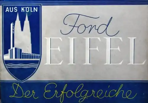 Ford Eifel Modellprogramm 1936 "Der Erfolgreiche" Automobilprospekt (6795)
