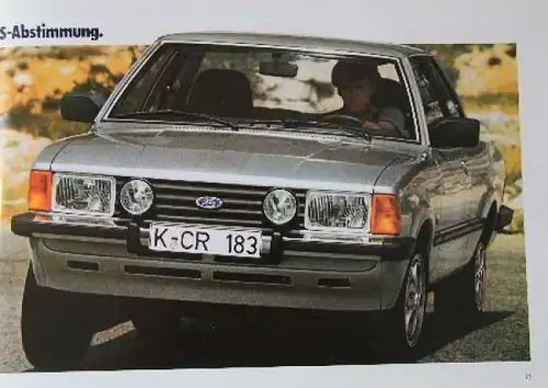 Ford Taunus Modellprogramm 1979 Automobilprospekt (0289)