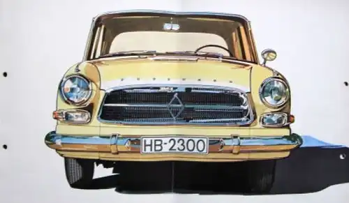 Borgward Airswing Modellprogramm 1960 "Der grosse Borgward" Automobilprospekt (9847)