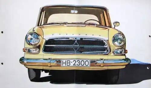 Borgward Airswing P 100 Modellprogramm 1960 "Der grosse Borgward" Automobilprospekt (9847)