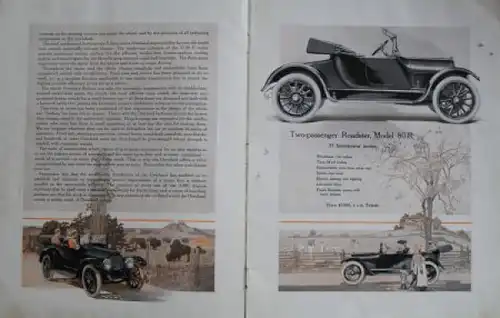 Overland Model 80 Modellprogramm 1915 Automobilprospekt (6041)