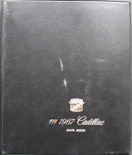 Cadillac Modellprogramm 1967 "Data Book" Farben und Polster Händlermappe (7836)