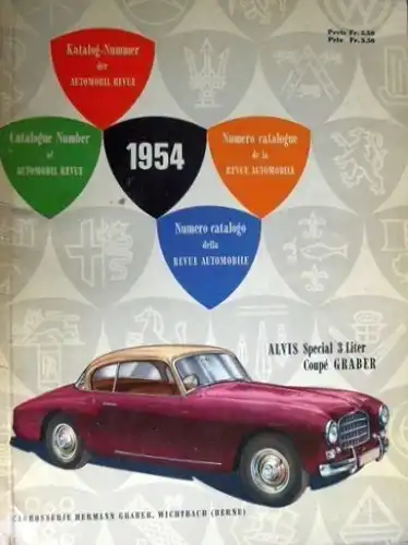 "Automobil Revue 54" Automobil-Jahrbuch 1954 (6902)