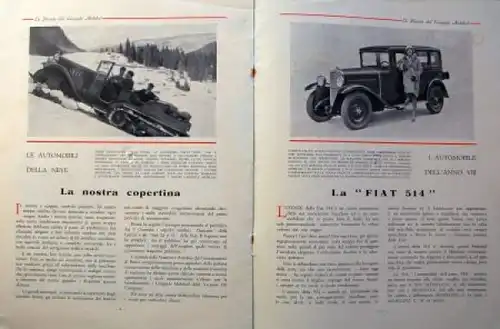 "La Rivista del Gargoyle" Mobiloil-Tankstellen-Zeitschrift 1930 zwei Ausgaben (6784)