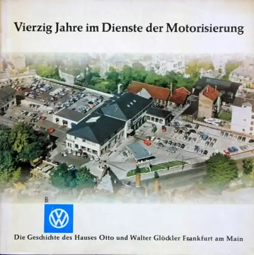 Glöckler "Vierzig Jahre im Dienste der Motorisierung" Volkswagen-Historie 1959 (7104)