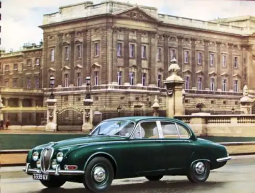 Jaguar S Modell 3.4 Modellprogramm 1964 Automobilprospekt (7709)