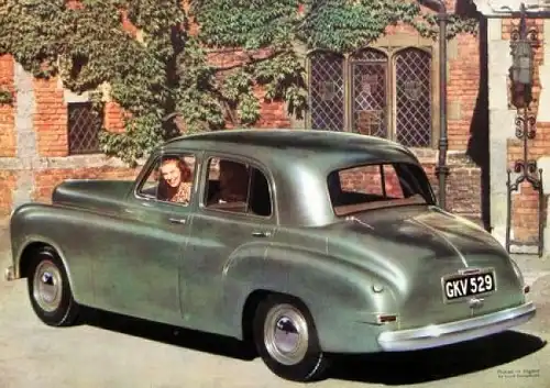 Humber Hawk Modellprogramm 1952 Automobilprospekt (2100)